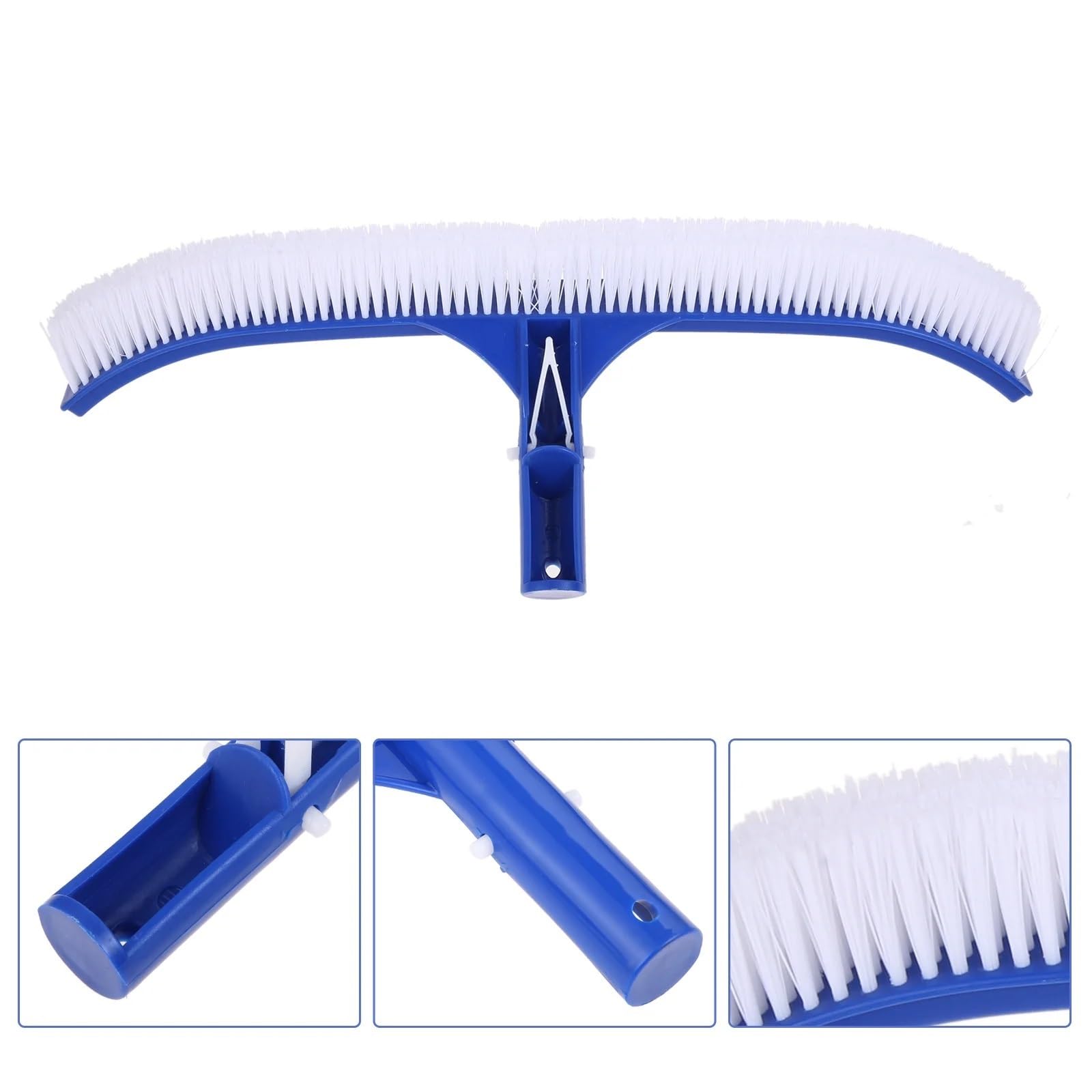 Besen Draußen 1 stück Schwimmbadbürste 10/18 Zoll Kunststofflegierung Kopf Reinigung Boden & Wand Außen-/Innensauna Pool(18 inch B)