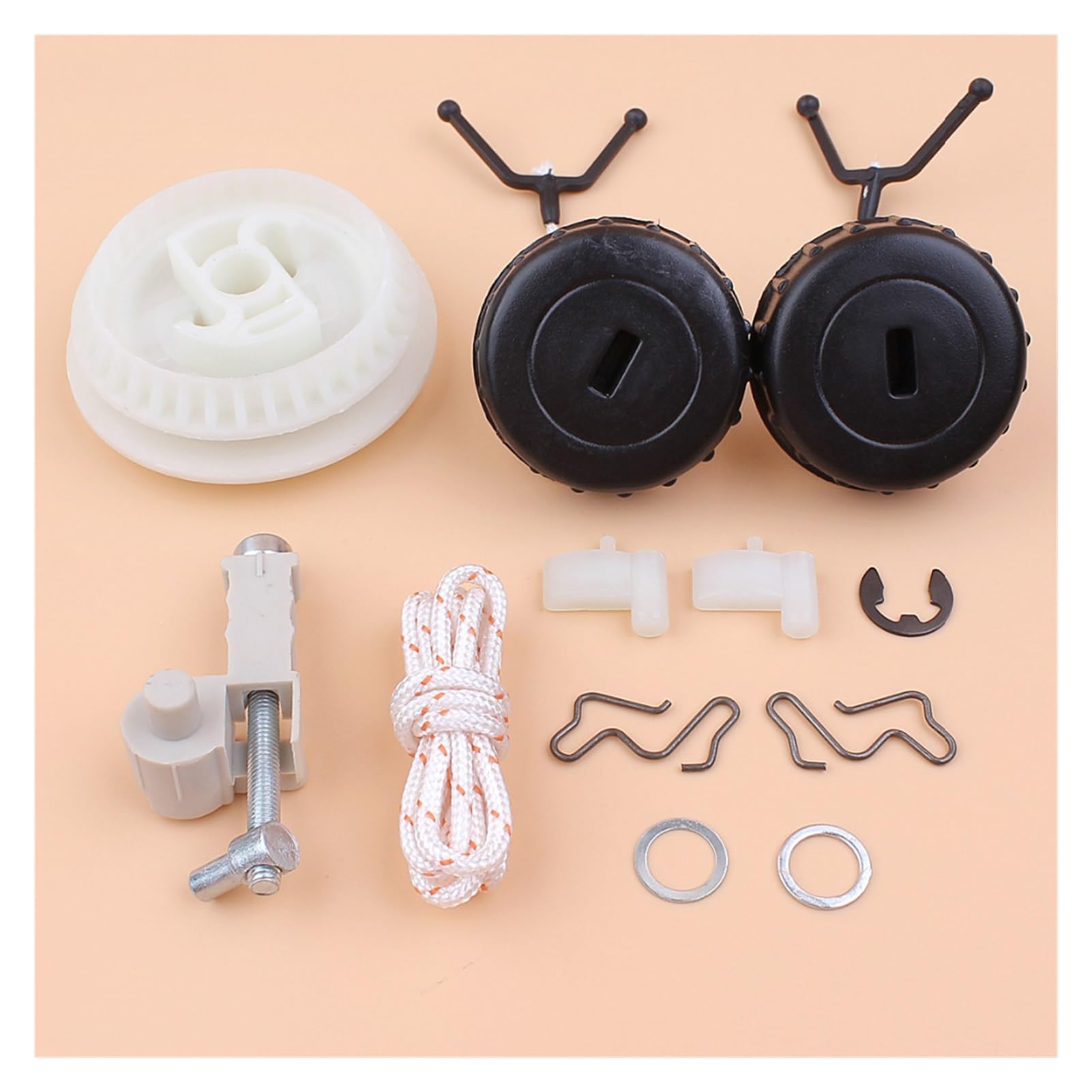 1 set tappo olio combustibile tendicatena puleggia avviamento kit cane nottolino adatto for Stihl MS180 MS170 018 017 MS 180 170 pezzi di ricambio for motosega a benzina