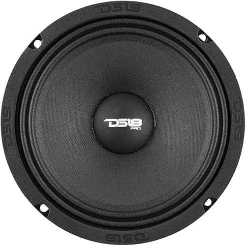 Miniatura 6 de DS18 PRO-NS6.4 - Altavoz poco profundo de 6.5 pulgadas de audio para automóvil, rango medio, 300 W máximo, 150 W RMS, 4 ohmios, imán de neodimio
