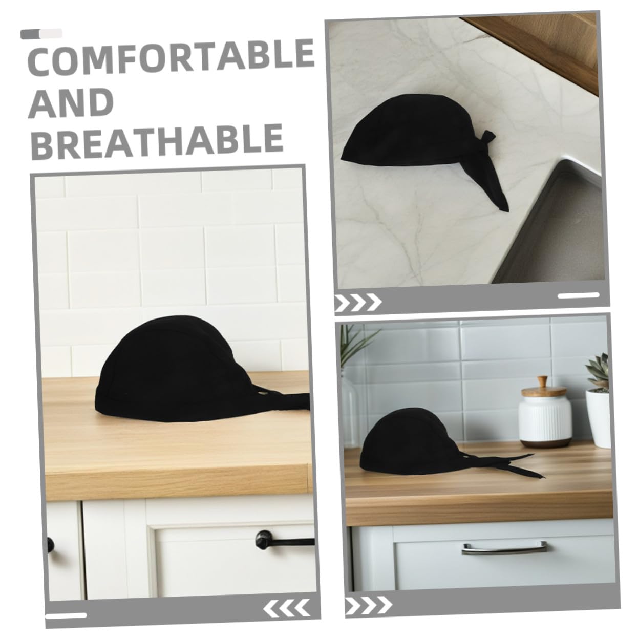 BESPORTBLE 12piezas Gorro de Chef Japonés con Cinta Unidades Elástico Unisex para Cocina Restaurantes y Hoteles Gorros de Cocina