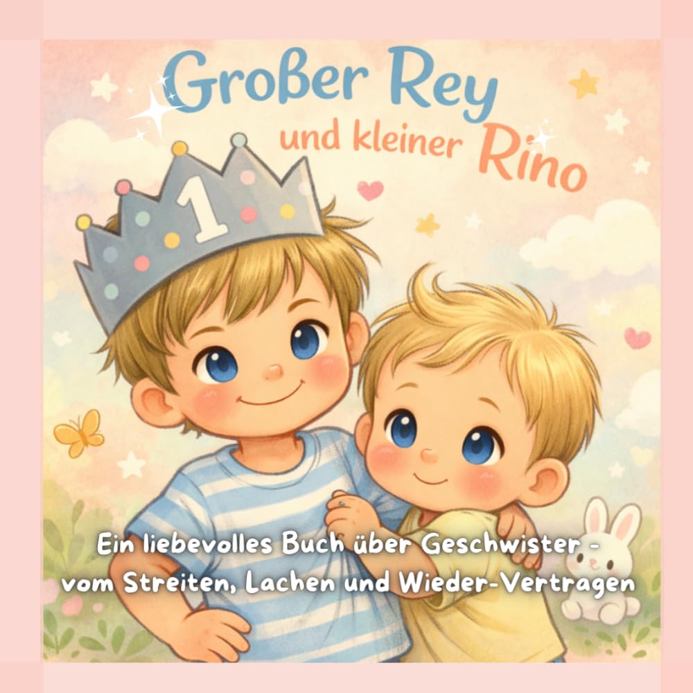 Großer Rey und kleiner Rino: Ein liebevolles Buch über Geschwister – vom Streiten, Lachen und Wieder-Vertragen