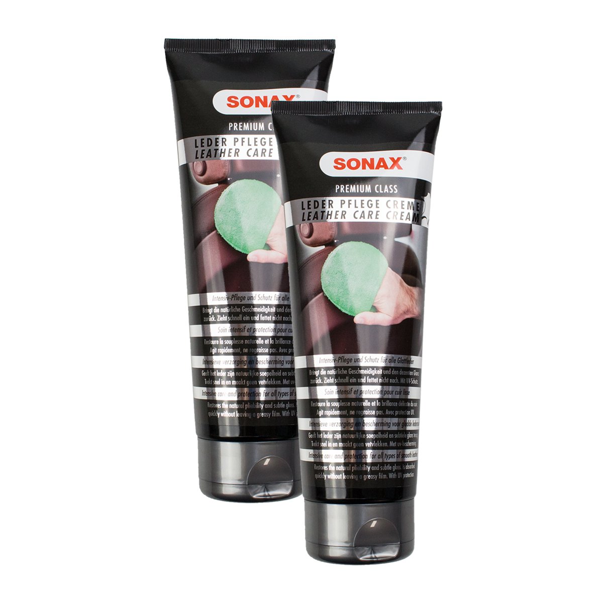 SONAX 2X 02821410 PremiumClass LederPflegeCreme 250ml