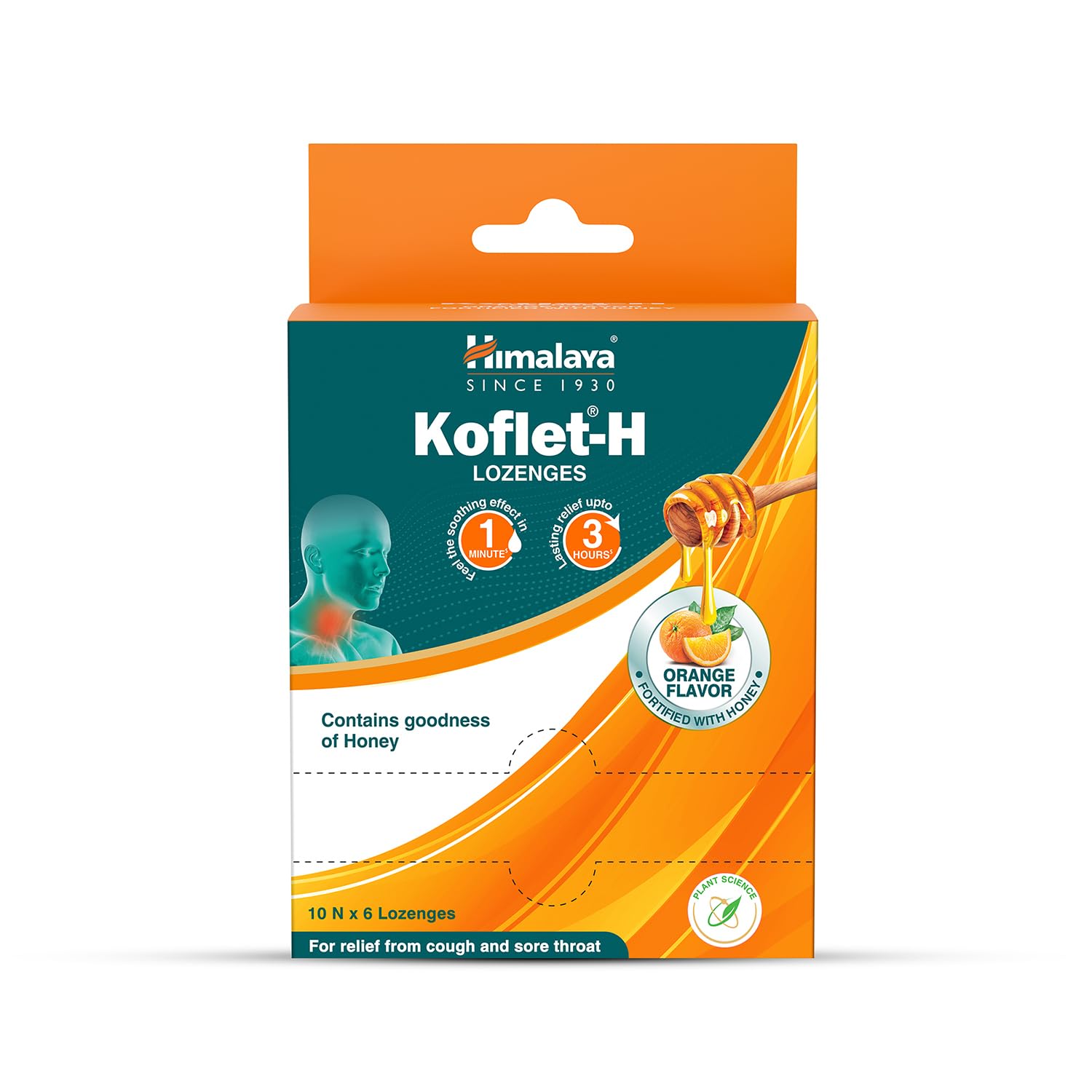 Himalaya Koflet-H Lozenges | Orange Flavor | 10 Blisters of 6 Lozenges | Provides Relief From Cough And Sore Throat | Contains the Goodness of Honey-image-10