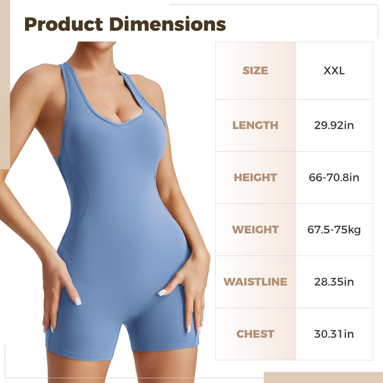 Tuta da allenamento da donna, monopezzo, abbigliamento sportivo ad alta elasticità, design elegante nero e blu