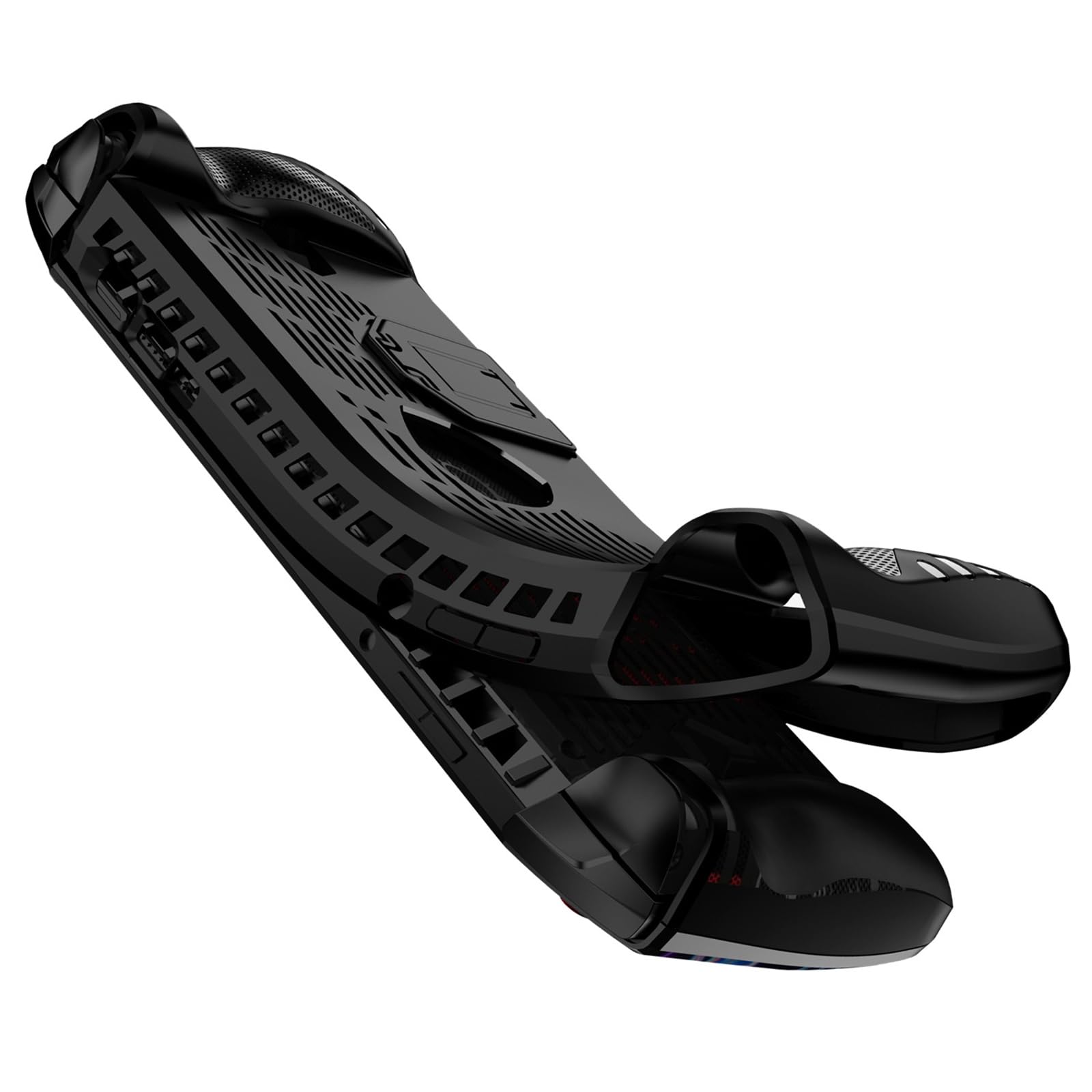 Custodia per MSI Claw,Impugnatura in TPU Coperchio Protettivo per MSI Claw A1M Gioco Portatile,Custodia Posteriore Morbida con Supporto per MSI Claw(Nero)