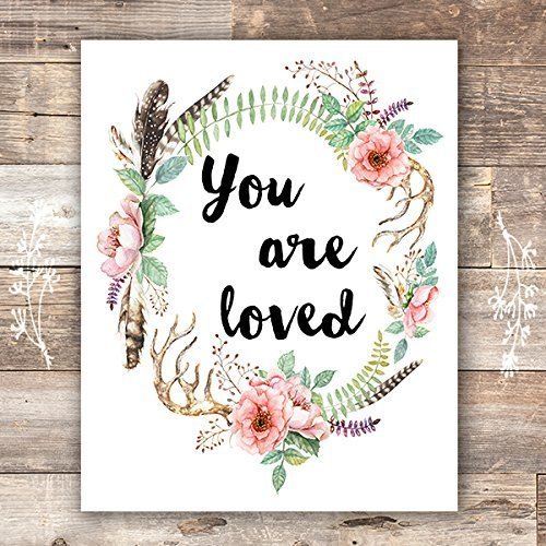 You Are Loved Art Print - Unframed - 8x10