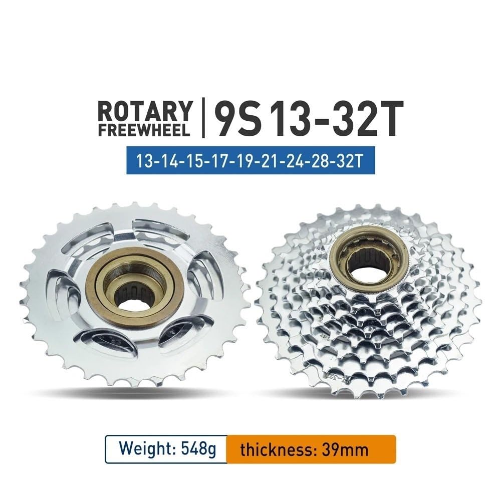 Pasuje do roweru sportowego VG zębatka 5/6/7/8/9/10/11 prędkości gwint wolnobiegu 11-36T zębatki kompatybilne z obrotowym Speed Cassette Zębatka kasetowa