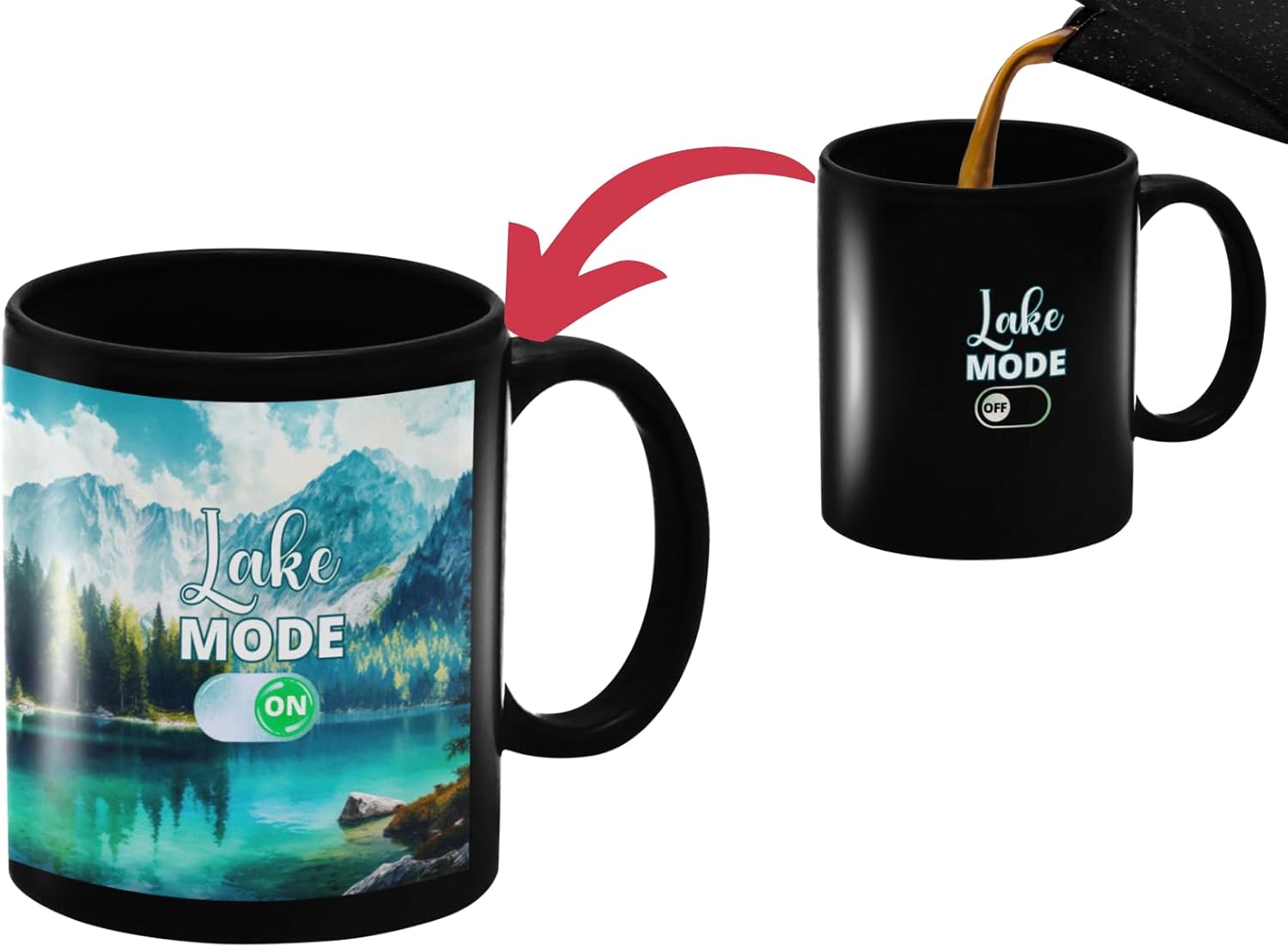 Onebttl Lake Gifts for Women & Men, Lake Mode Coffee Mug