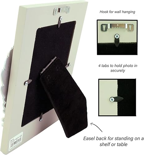 Miniatura 2 de Marco de fotos conmemorativo de alas de ángel, regalo de decoración del hogar para la muerte de un ser querido, tiene capacidad para fotos de 4 x 6