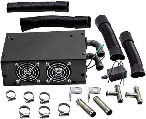 Calentador universal de ventilador de camión de coche de 12 V, 50 W, 3 puertos, portátil, desempañador, desempañador, calentador de aire compacto,