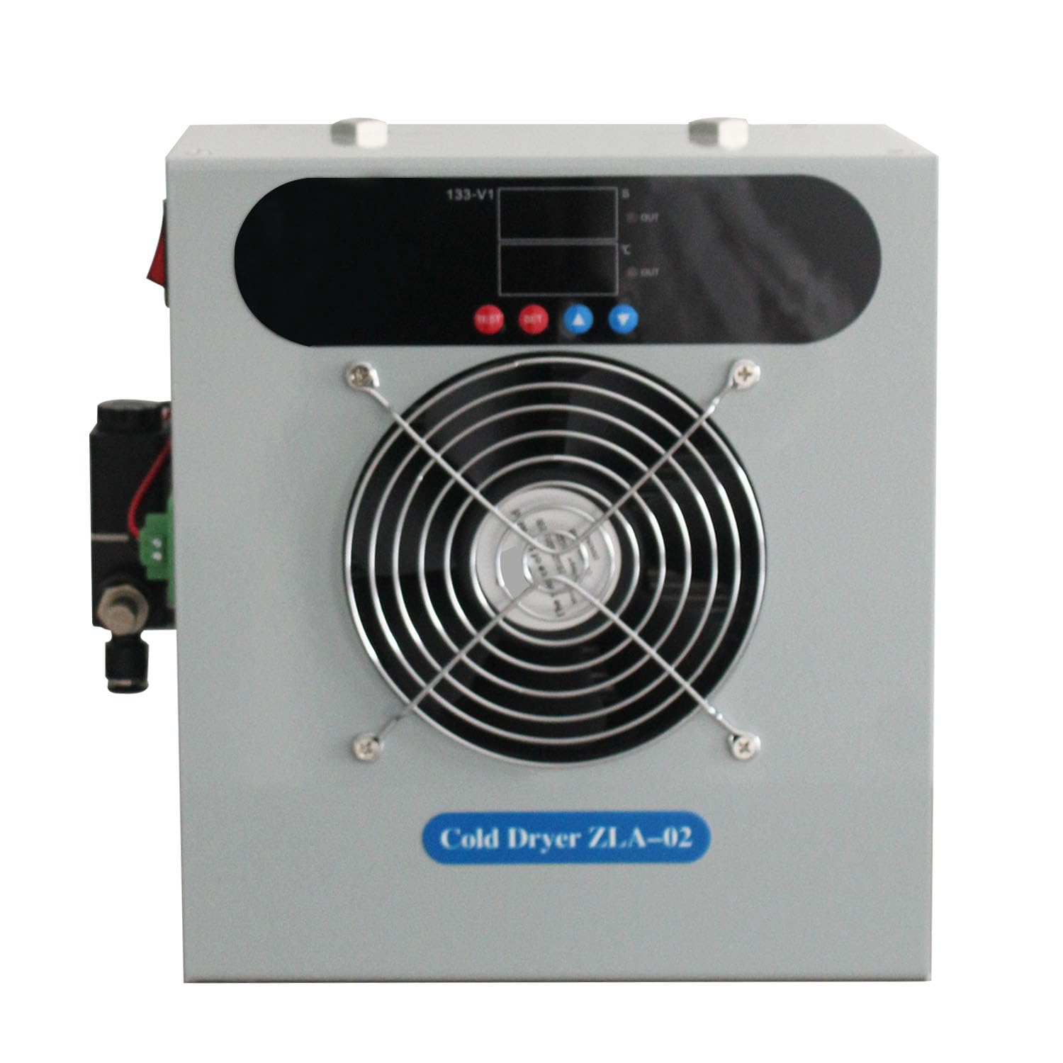 Secador refrigerativo de aire comprimido para compresor industrial filtro separador de humedad y aceite secador de aire frio tratamiento del aire comprimido equipo industrial para laboratorio