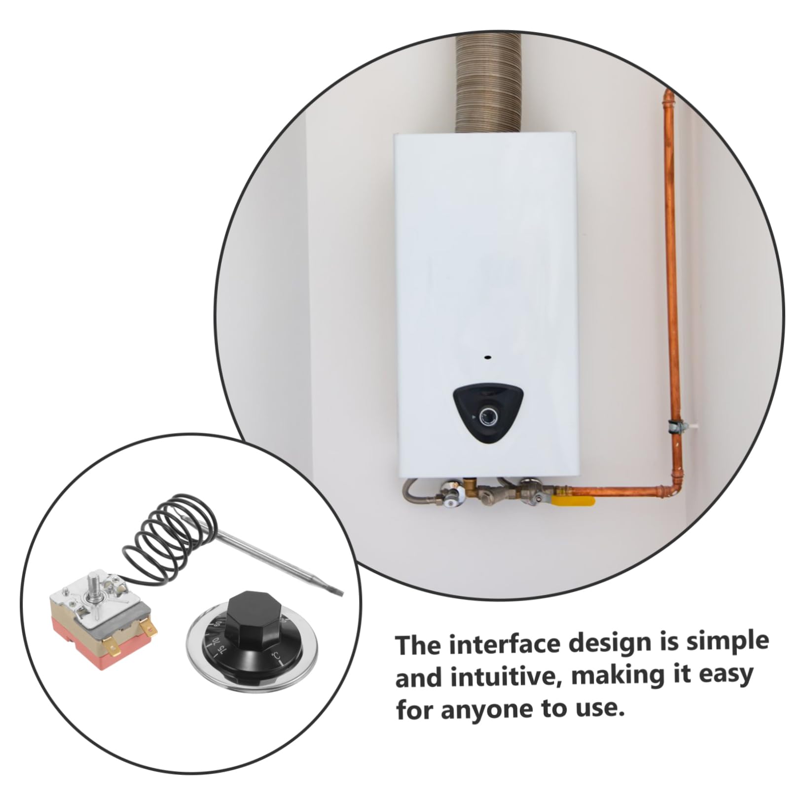 4pezzi Termostato Meccanico Per Friggitrice e Forno Interruttore Di Controllo Temperatura Facile Installazione e Versatile Per Uso Industriale e Residenziale