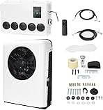 Universal 12V RV Air Conditioner, 12000BTU Truck Air Conditioner Split Fit Trucks Motorhome Camper cars Van Trailer, Fast Cooling Low Noise, 12V DC AC