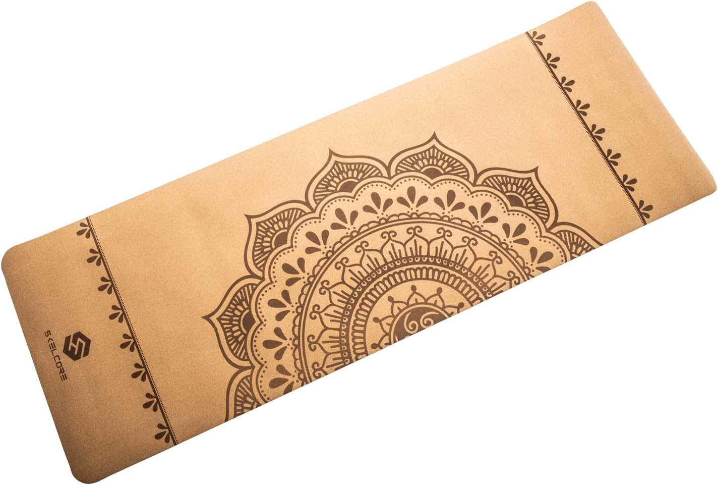 Skelcore Sweat Proof Cork Yoga Mat 4mm Luxury Cork Yoga