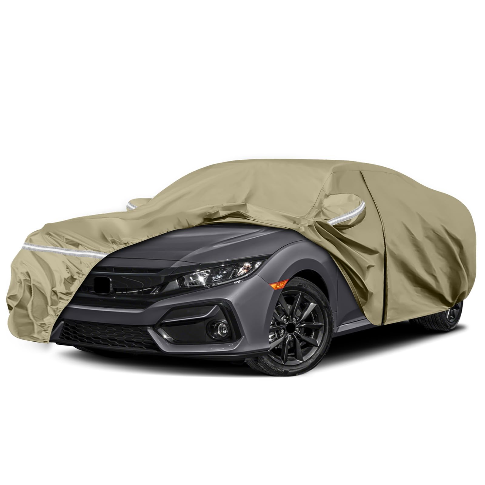 Waterproof Car Covers Replace for 2011-2025 Honda Civic Multilayer Heavy Duty with Cotton Liner All Weather Custom-fit Car