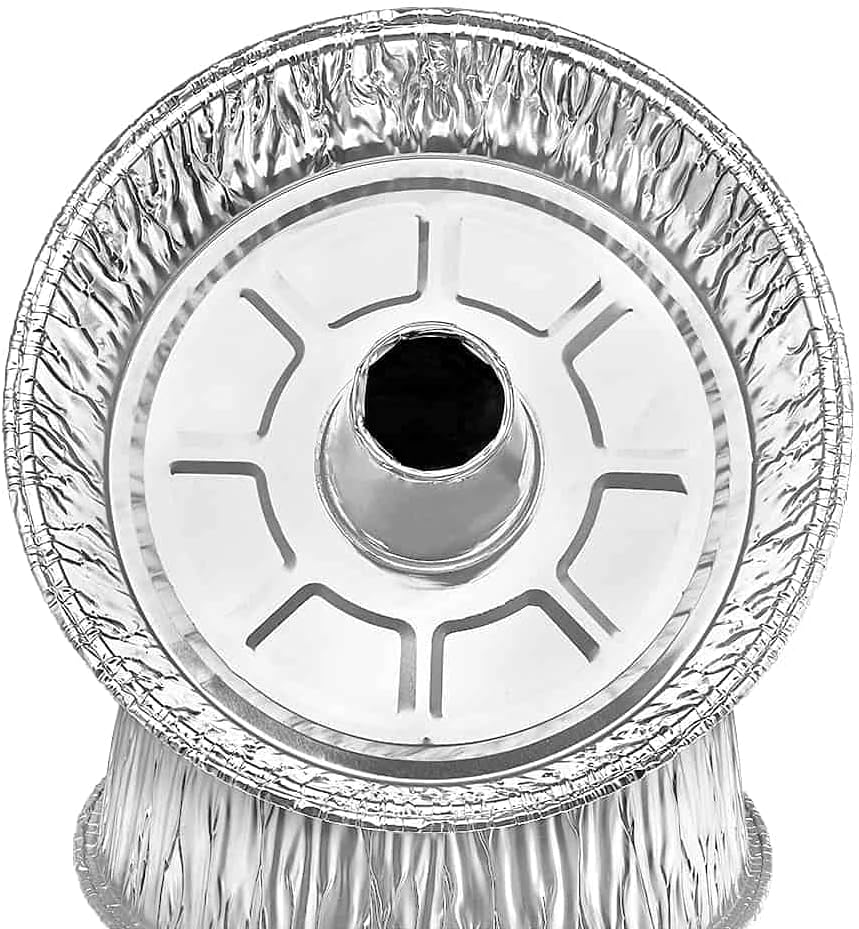 Heavy Duty Reusable Eco-Friendly Aluminum Foil Angel Tube Pan 10.25" X 10.25" X 3.25" (200)