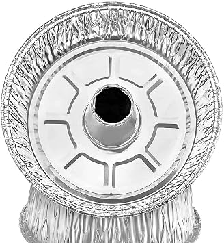 Heavy Duty Reusable Eco-Friendly Aluminum Foil Angel Tube Pan 10.25 X 10.25 X 3.25 (10)