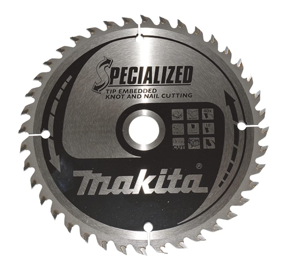 Makita Specialized Saegeblatt, 165 x 20 mm, 40Z, B-33168
