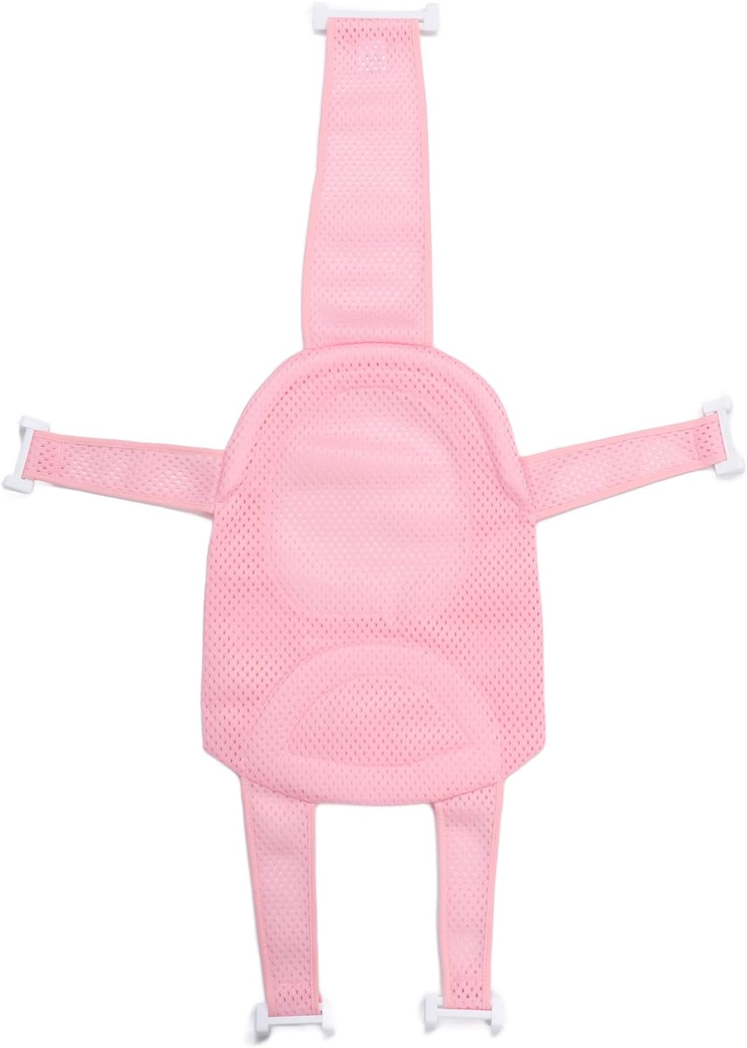Baby Bath Seat Support Non Slip Universal Detachable Net Bathtub Sling Shower Mesh (Pi-nk)