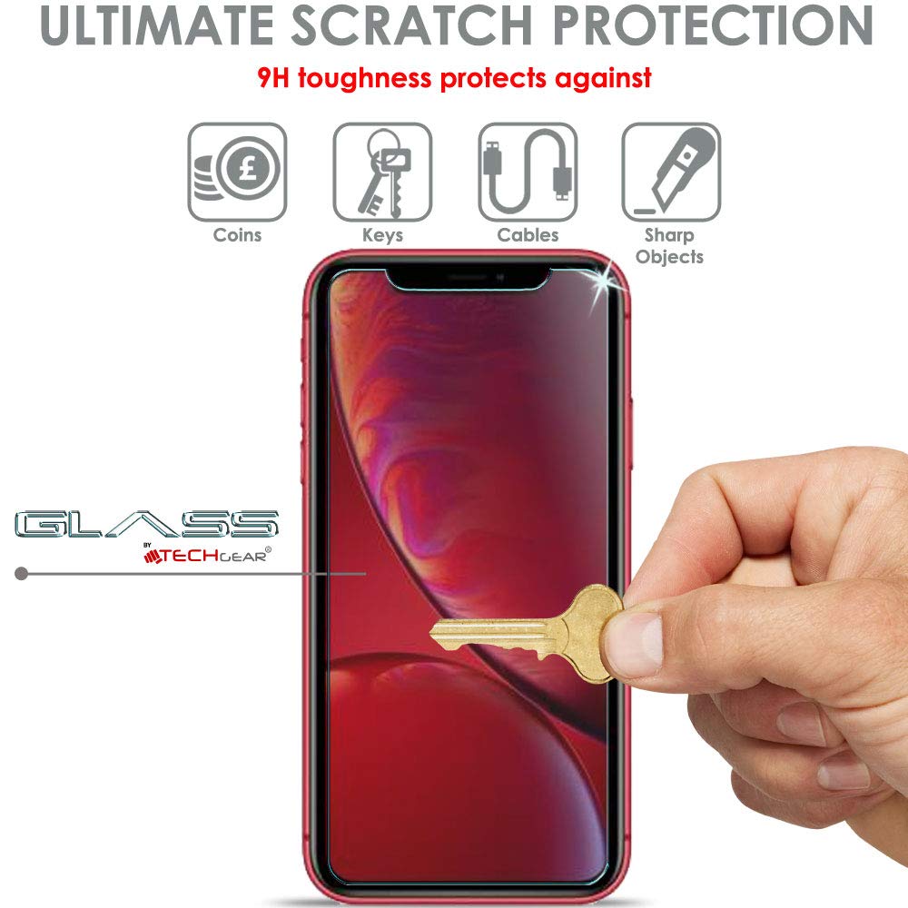 TECHGEAR [2 Pezzi Pellicola Anti Spy per iPhone 8 Plus, iPhone 7 Plus