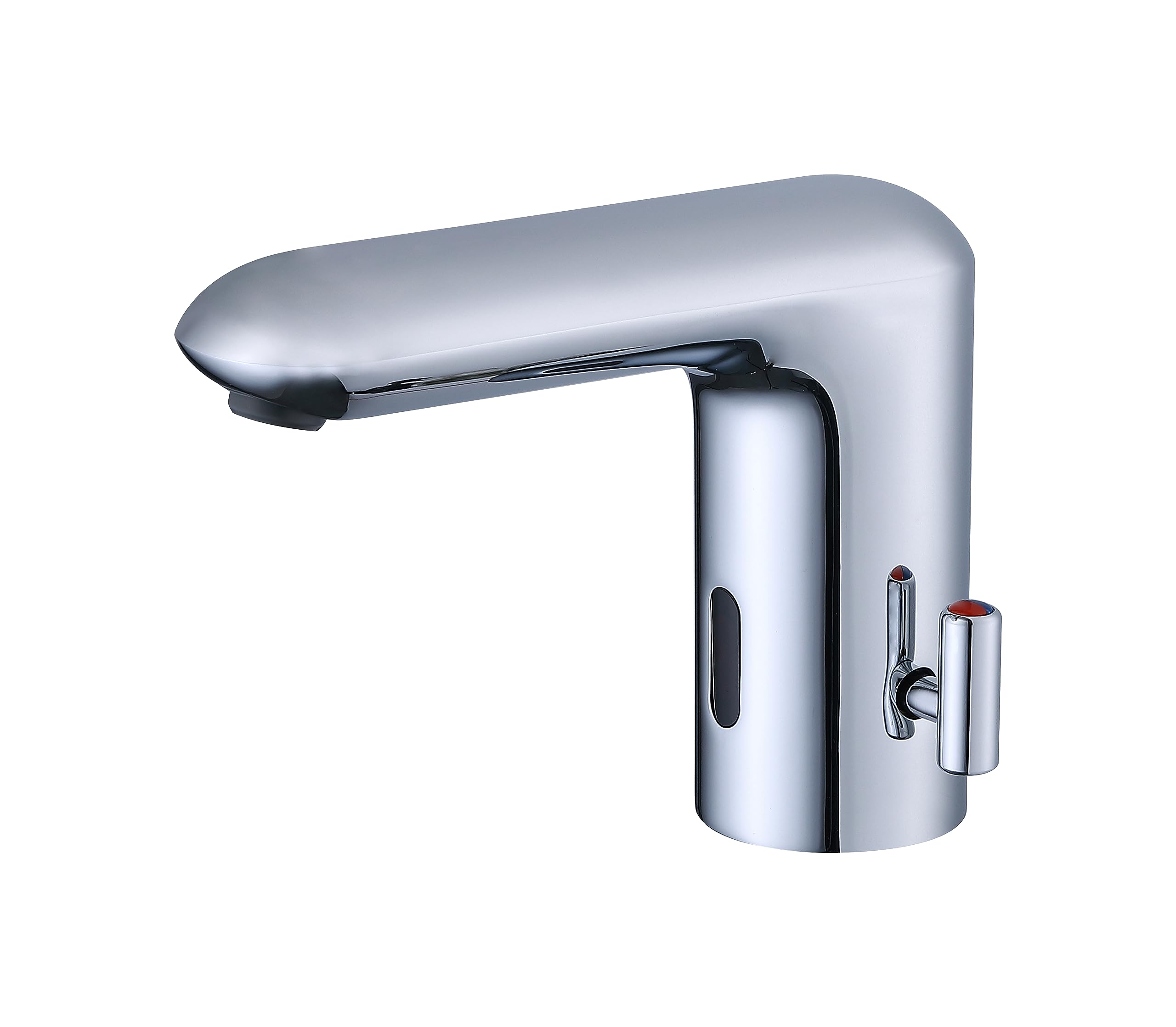 Touchless Faucet Bathroom Automatic Sensor faucets Utility Sink Faucet Cold and Hot Water Mixer Kitchen Faucet Stainless Steel, Polished Chrome