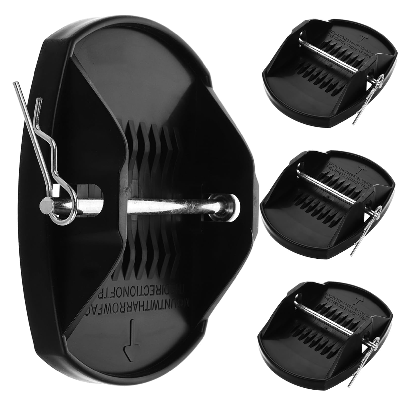 Almohadillas Estabilizadoras para Gato de Rv 4 Piezas Pp Negro