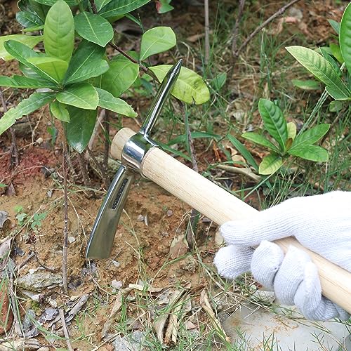 3 PCS Picos Mattock 16 Pulgadas Acero Inoxidable miniatura 5
