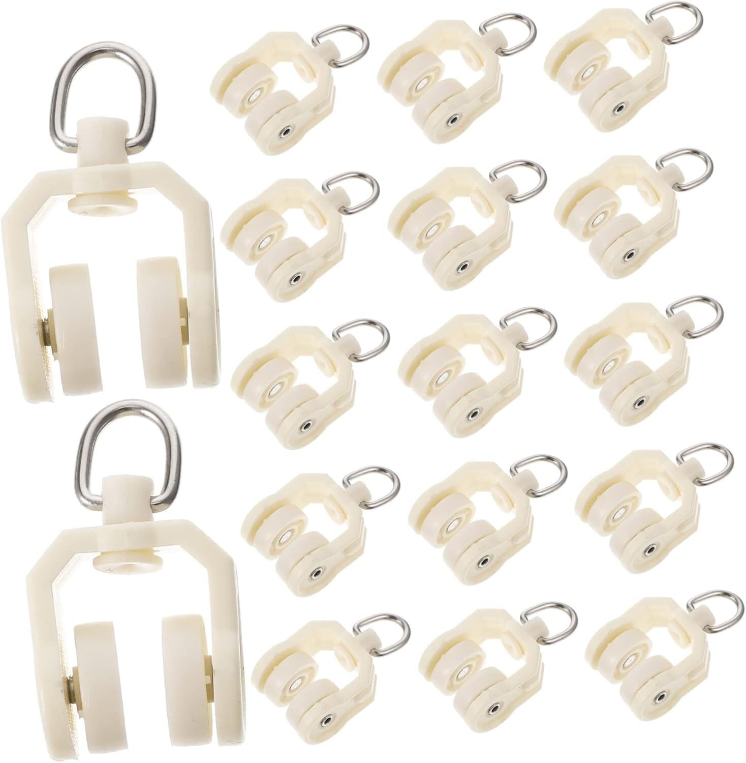 Curtain pulley, 30Pcs Sliding Wheel Curtain Track Gliders Replacement Parts