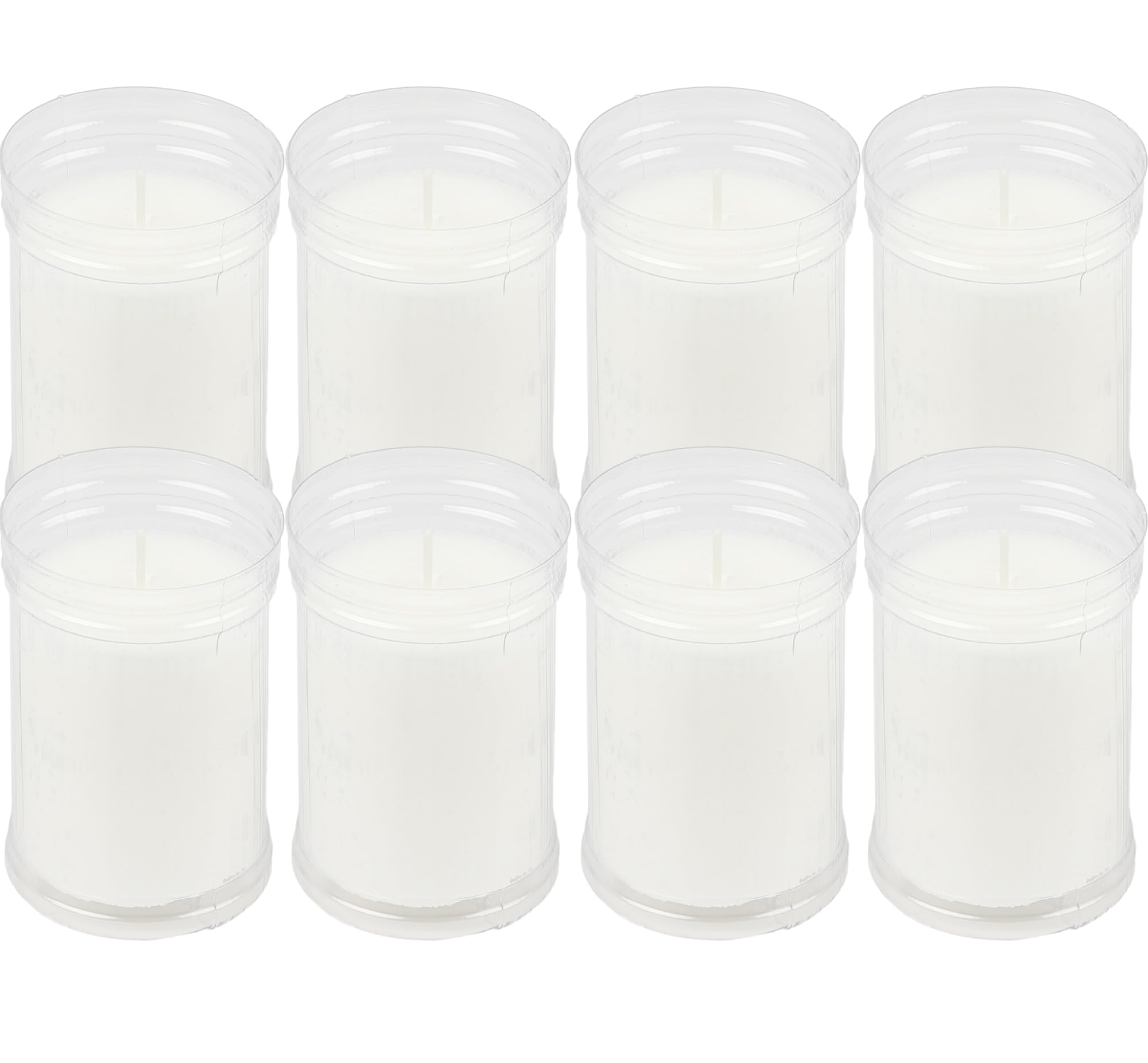 Candele Votive Bianco per Rituali 9x6cm, Ceri Votive Lunga Durata 36 ore