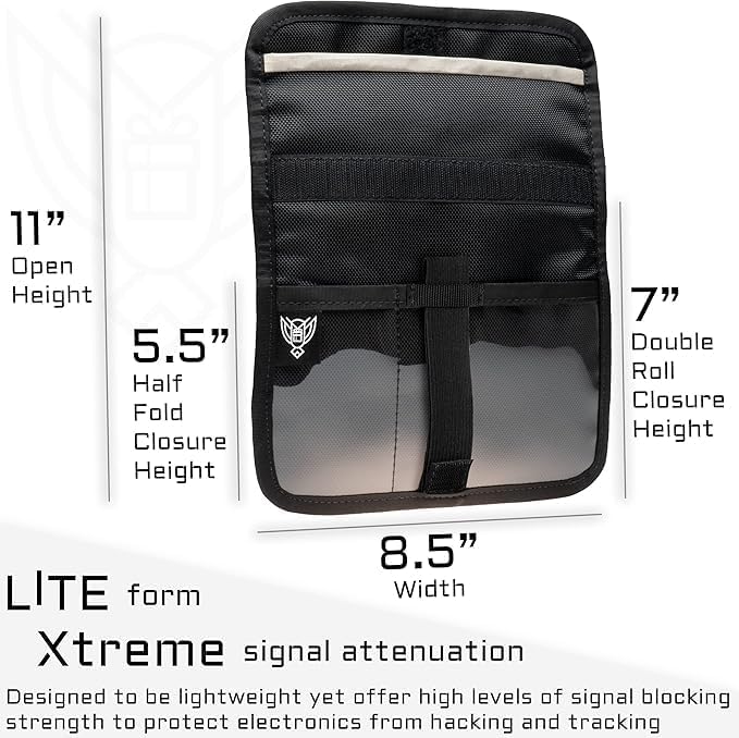 Xtreme Sight Line ~ SLING Faraday Bag ~ Data Security Cross-Body ~ Tracking/Hacking Defense ~ Military Grade Crystal Faraday Sleeve ~ Coytote Brown - Image 6