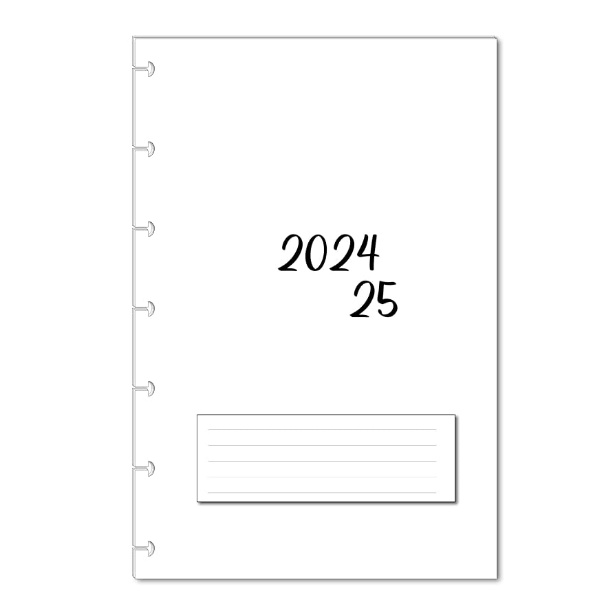 amazon-com-2024-2025-18-month-monthly-planner-calendar-refills-for-7-disc-mini-happy-planners-and-notiq-mini-capsule-s6-4-5-x-7-inches-minimalist-office-products