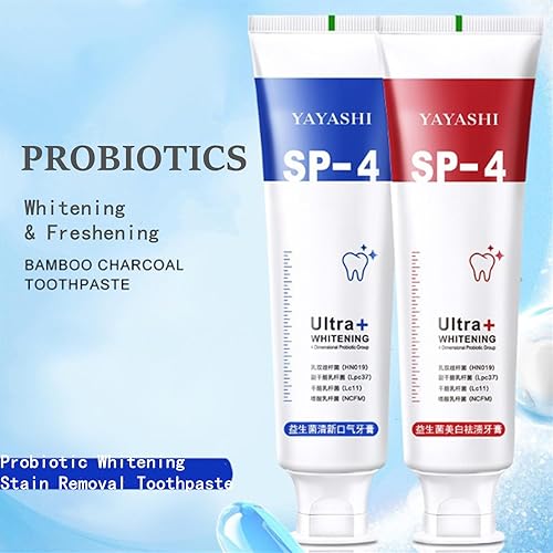Miniatura 3 de Pasta de dientes probiótica Yayashi Sp-4 blanqueadora, Sp-4 Super Probiotic-4 Pasta de dientes, SP-4 Pasta de dientes iluminadora para aliento