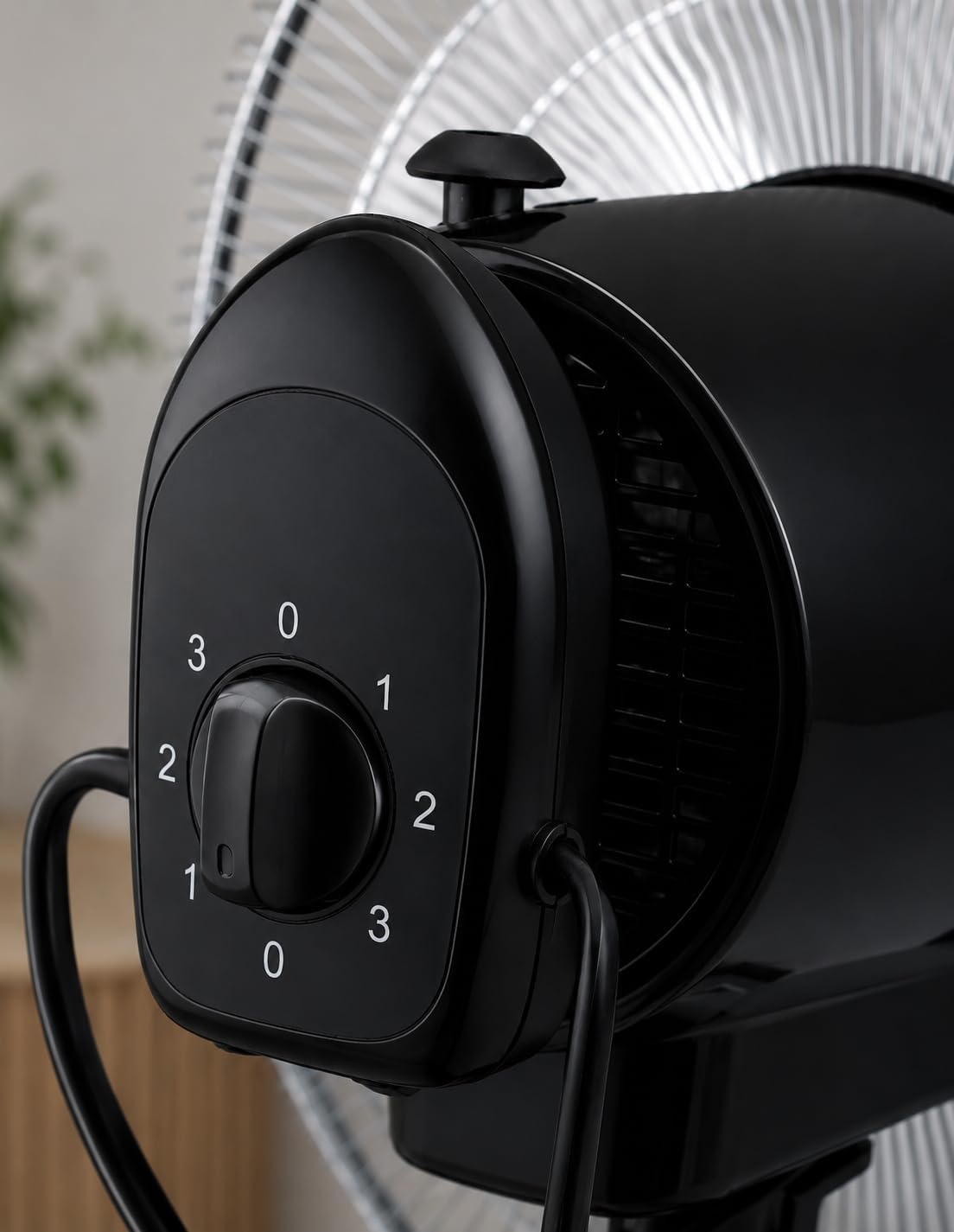 Ventilatore a Piantana 3 in 1 Silenzioso 60W, Ventilatore Tavolo Muro con Altezza Regolabile 125 cm, Oscillazione 90°, 3 Velocità, Timer, Pale Acciaio 40 cm, Casa Ufficio
