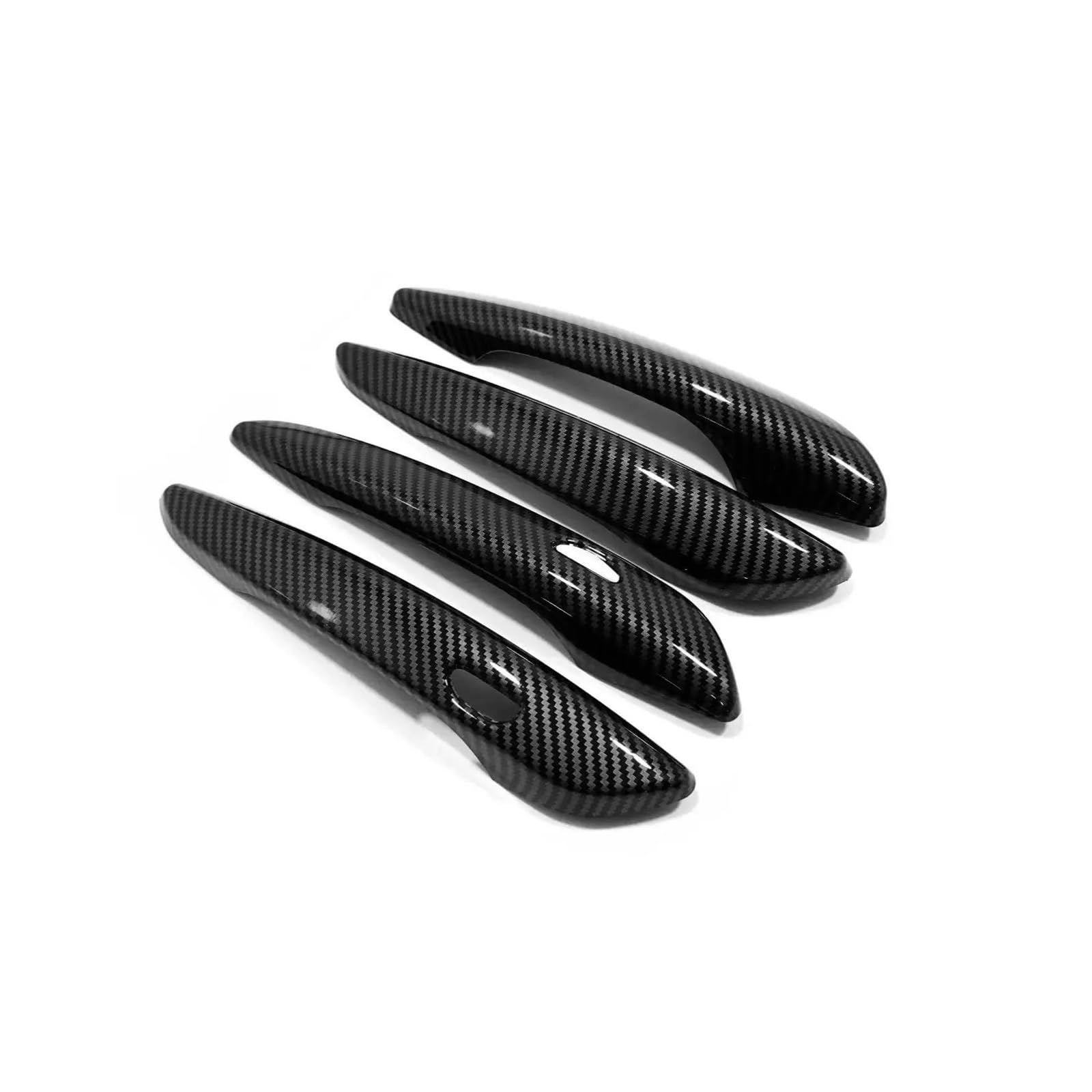 Cavinbdz Carbon Fiber Texture Car Exterior Door Handle Cover Trims Protector Sticker For Mazda 3 Bp Cx-30 Cx30 Cx50 Cx60 Cx-60 Cx80 Cx90 Mx-30 (Carbon Fiber Texture)