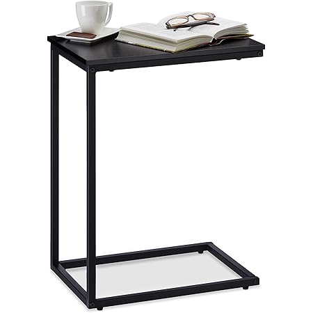 Relaxdays Tavolino Da Giardino Quadrato - Alluminio Fusione Nero Bronzo 53x53,5 Cm - Resistente Alle Intemperie Per Balcone E Terrazza - 3
