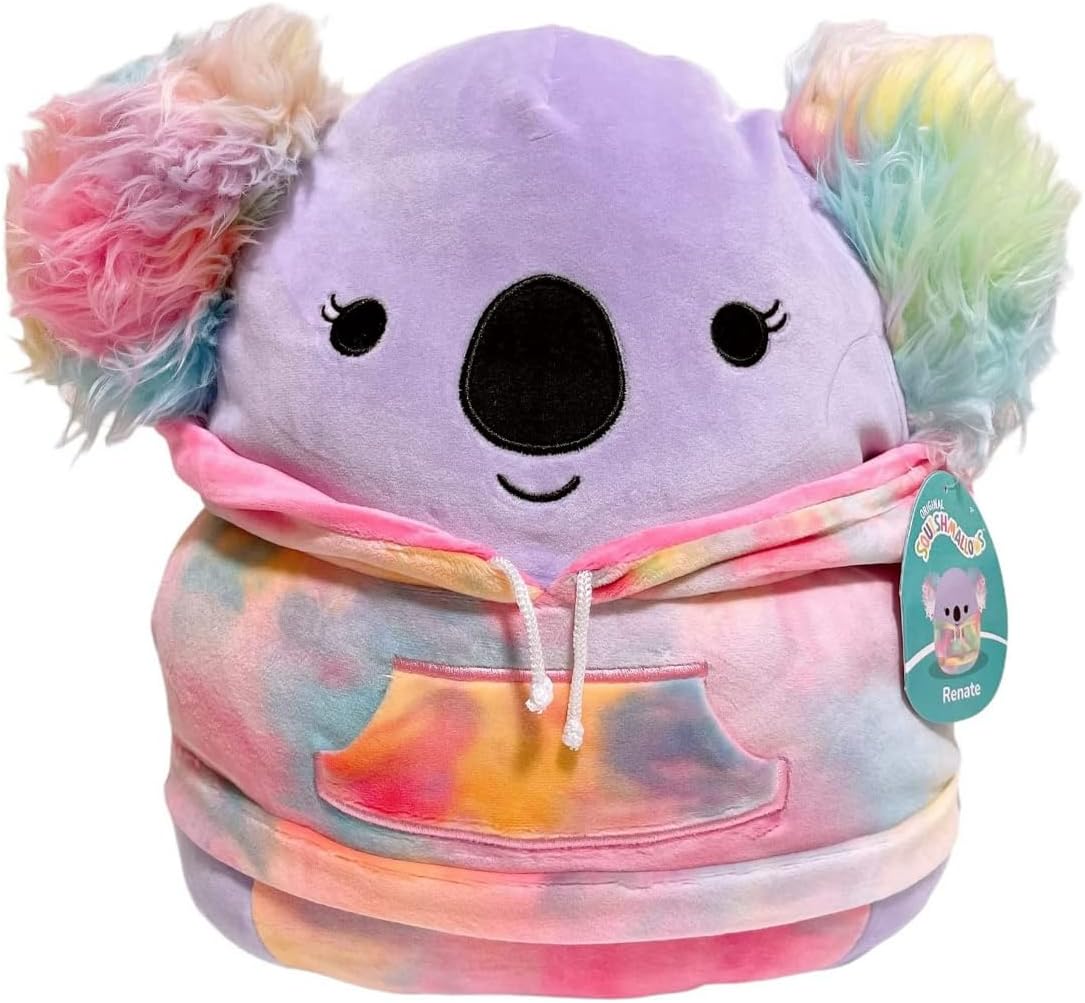 Squishmallows 8" - Officially Licensed Kellytoy Plush - Collectible Soft & Squishy Stuffed Fruit Animal Toy - Add Glady to Your Squad - Gift for Kids, Girls & Boys - 8 Inch (Hoodie Renate)