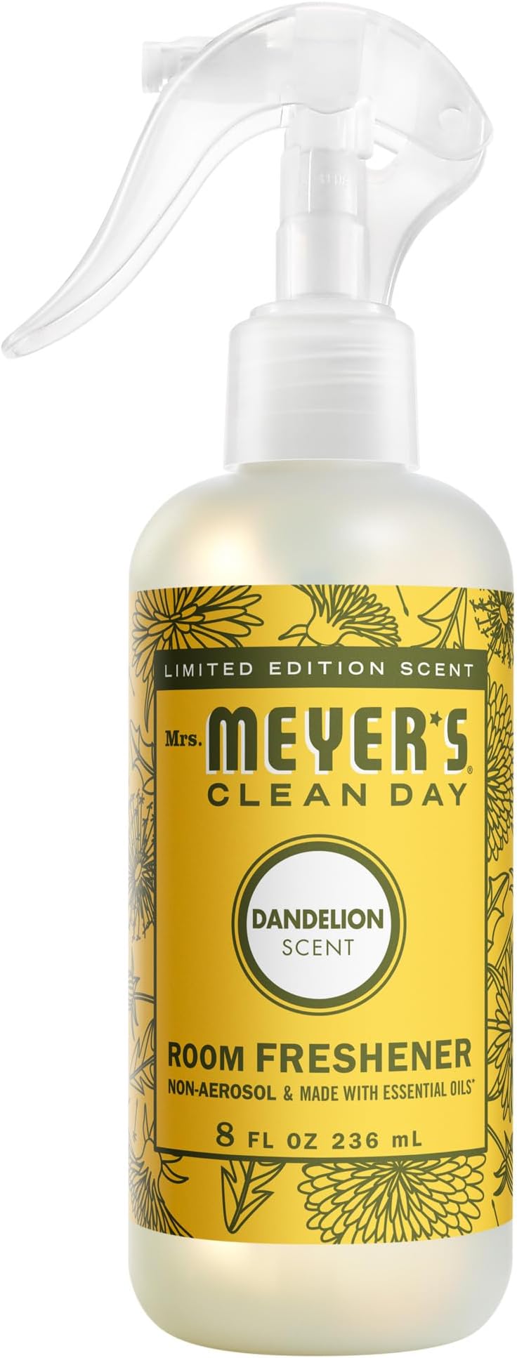- CLEAN DAY Room Spray, Dandelion Scent, 8 Fl Oz Bottle