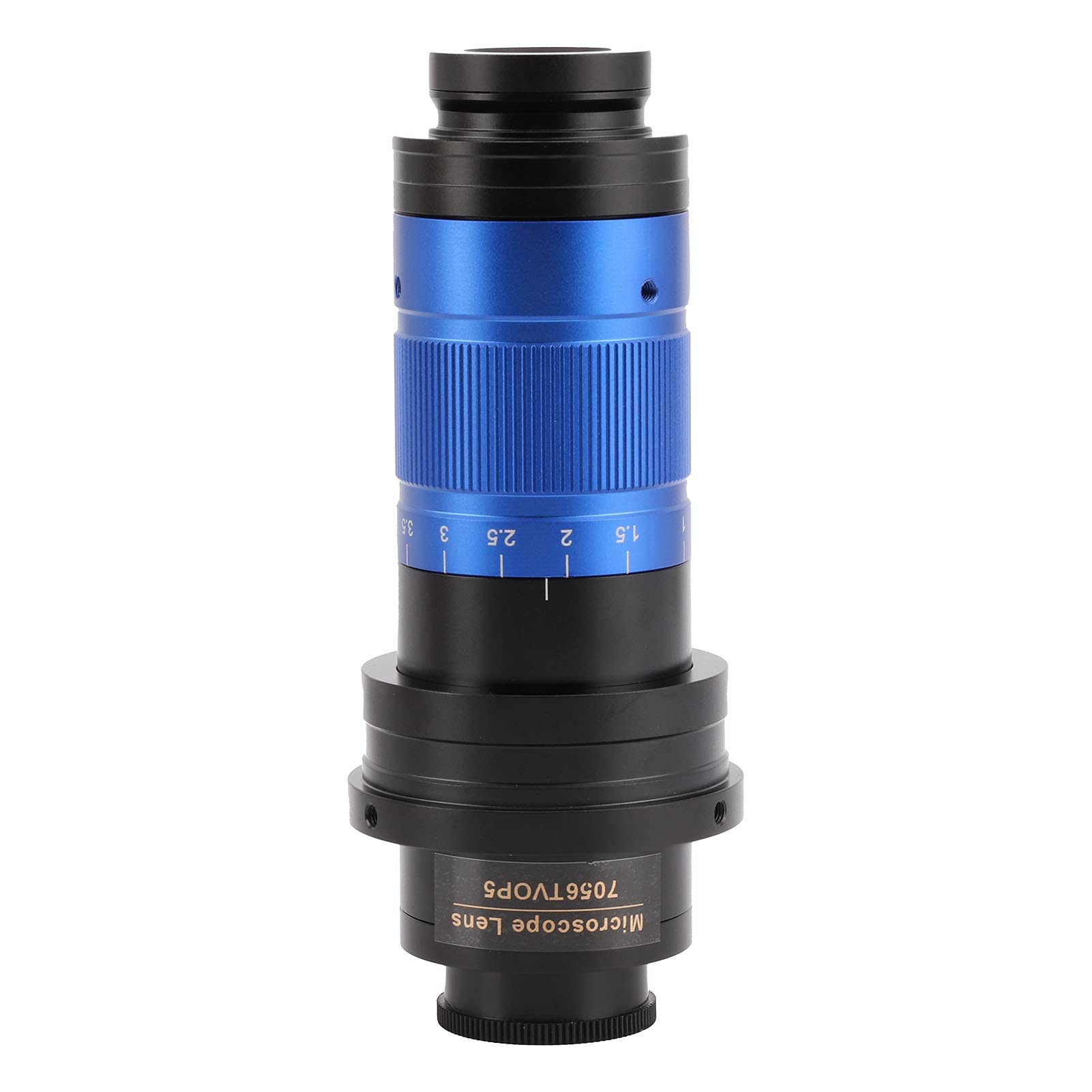 Lente de microscopio monocular Ajustable de Alta precisión 32X 255X Ampliación de Zoom para inspección Industrial y Uso en Laboratorio Material metálico 130 mm de Longitud