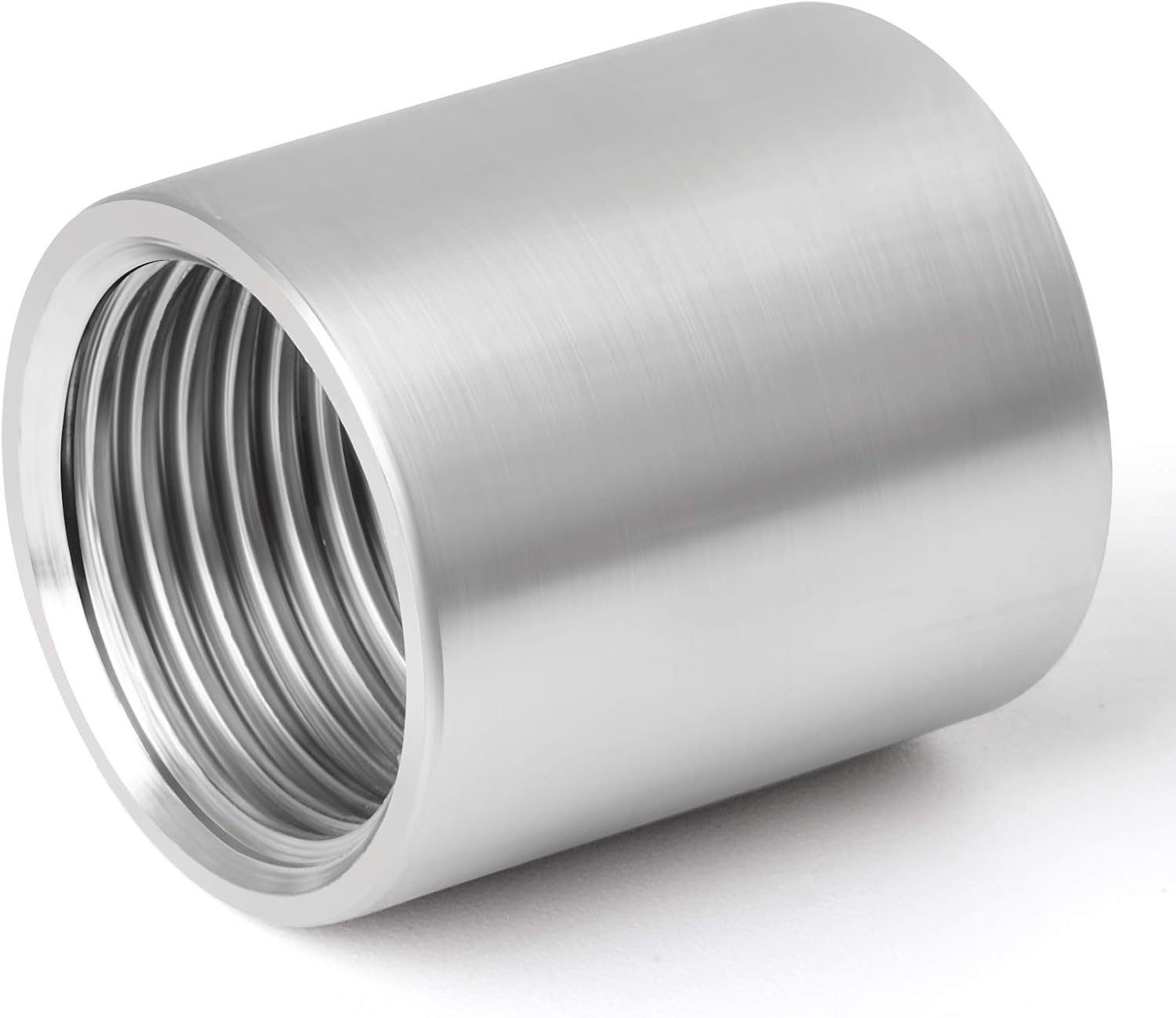 TAISHER 10PCS 304 Stainless Steel Cast Pipe Fitting, Coupling, 1" x 1" NPT Female Threaded