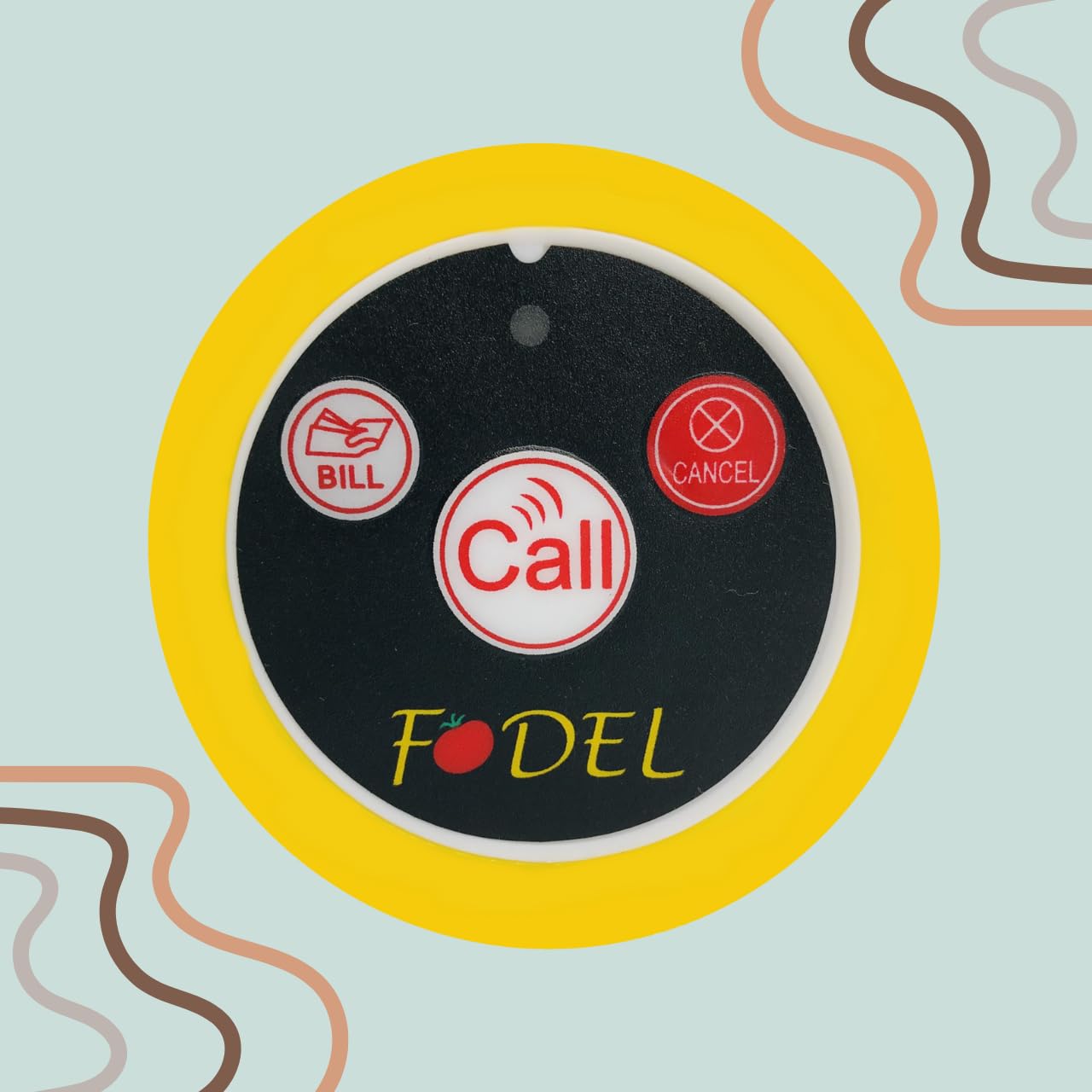 generic Waiter Wireless System for Restaurant, Cafe & Lounge by Fodel India | Pager Calling System | Call Bell Button Only | Add Watch Receiver to your cart separately to purchase both items together-picture-22