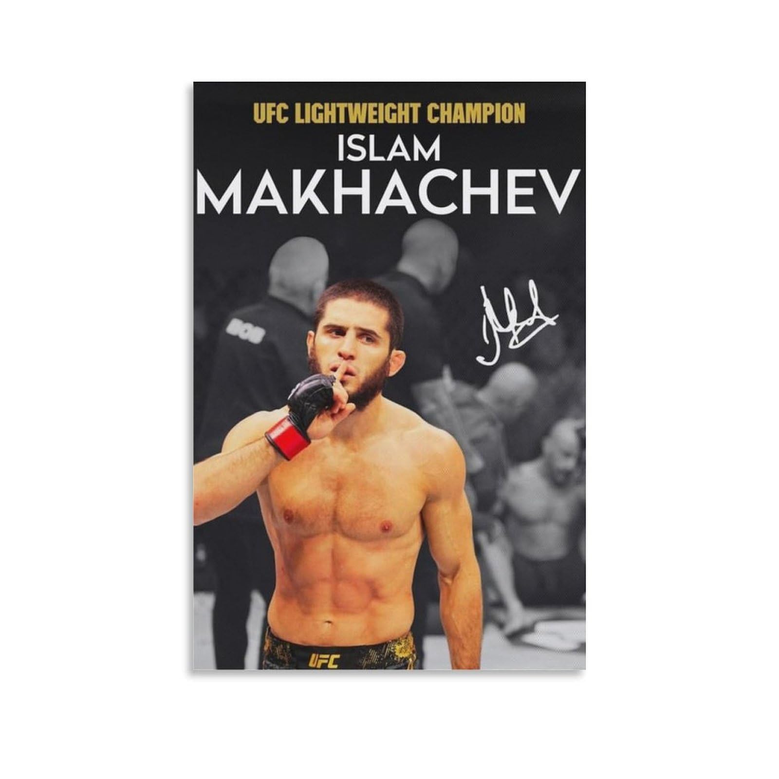FCOIN Islam Makhachev Canvas Poster Posters Wall Art Painting Canvas Prints Decor Poster Artworks 16x24inch(40x60cm)