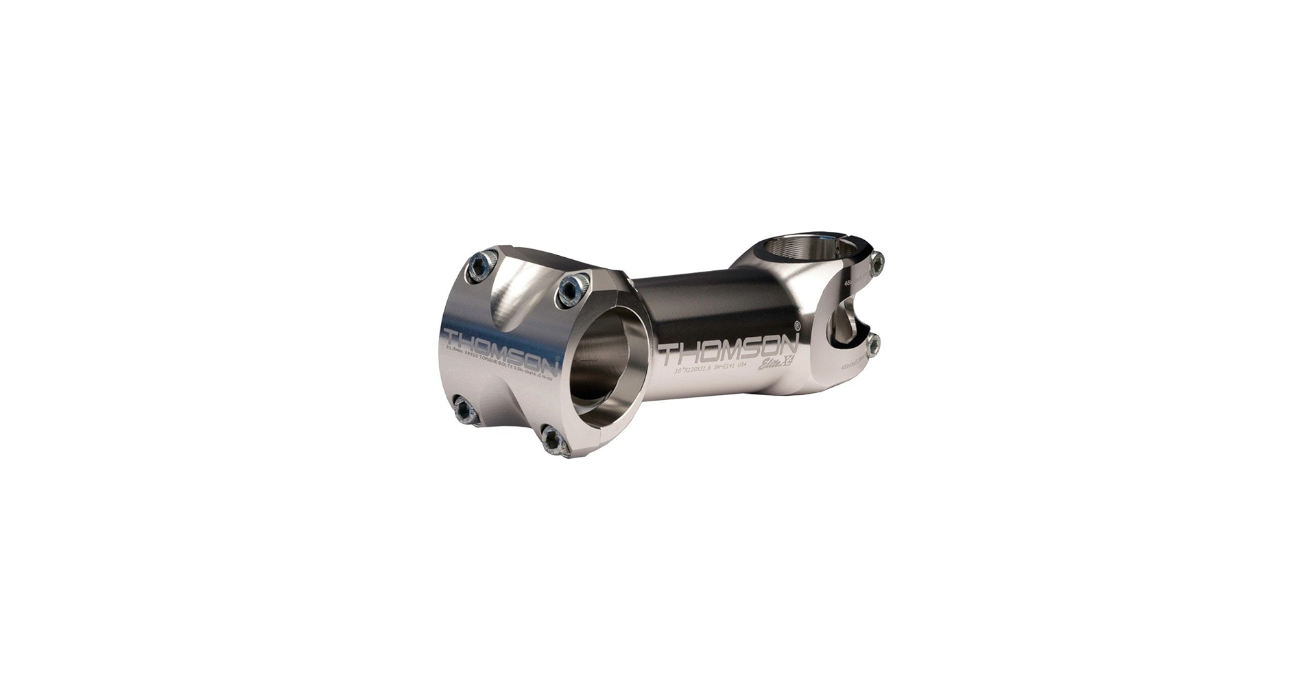 THOMSON elite x4 stem 90mm シルバー THOMSON ELITE X4 STEM Silver