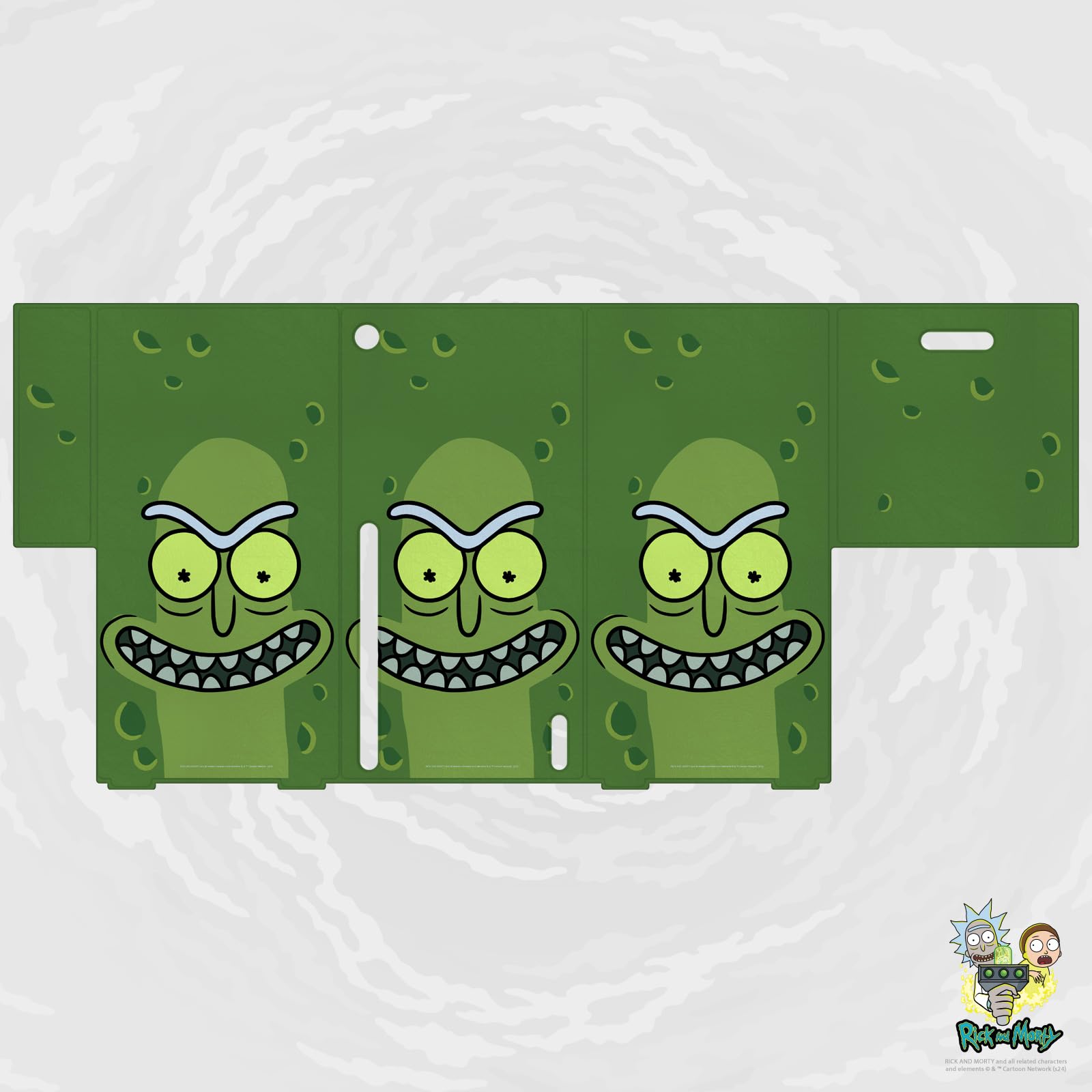 Head Case Designs Offizielle Rick And Morty Essiggurke Rick Grafiken Spielekonsolen Wickeln kompatibel mit Xbox Series X