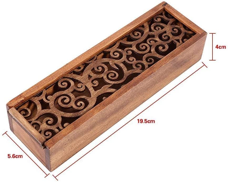 Scatola di legno scatola di immagazzinaggio non fina con coperchio