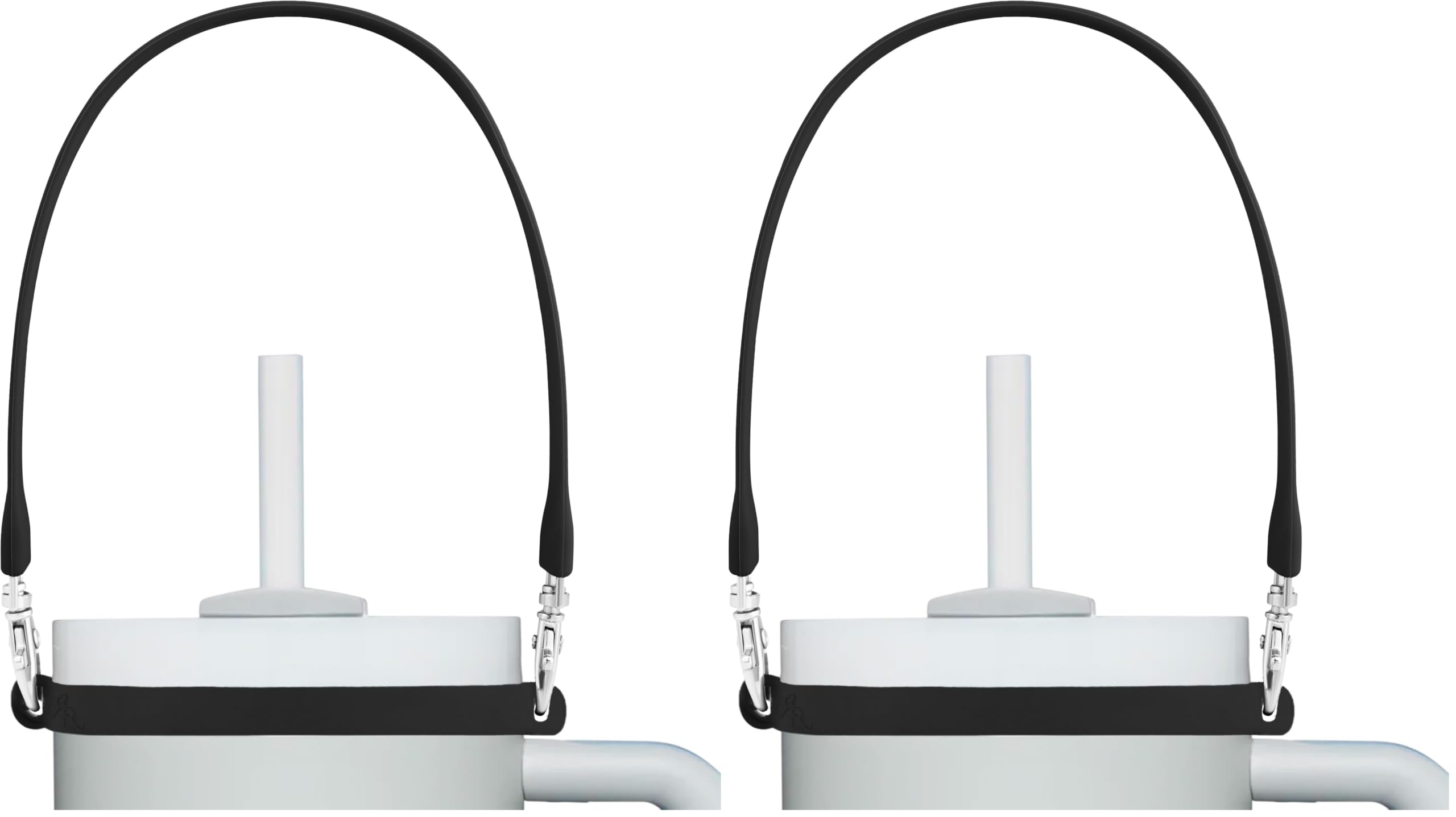 Ryan & Rose Water Bottle Handle - Silicone Water Bottle Sling, Carrier, Holder with Strap Compatible Stanley Cup Accessories