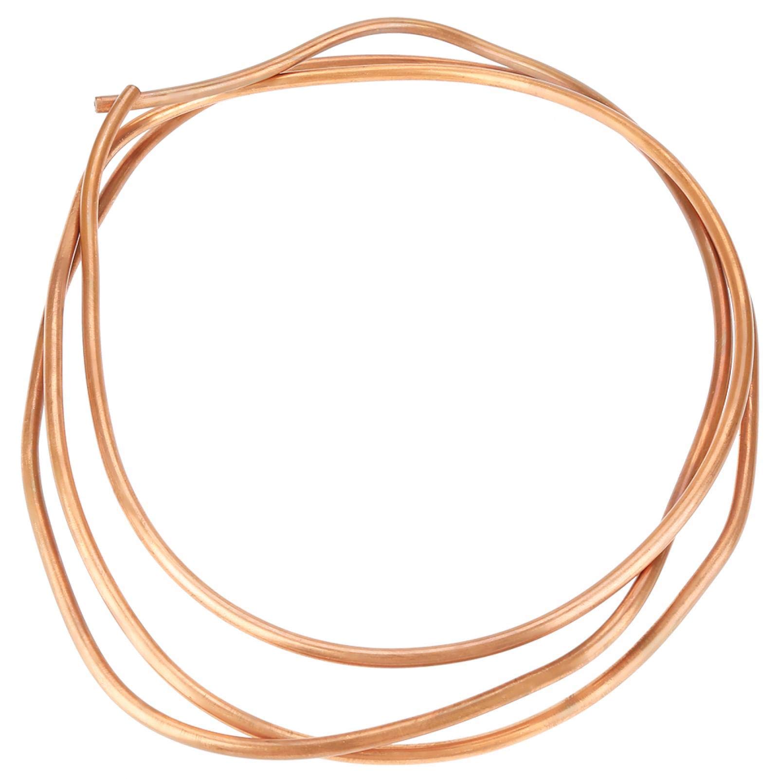 Tube de cuivre souple -2m T2 tuyau de tube de bobine de cuivre souple ID 4mm OD 5mm épaisseur 0.5mm pour la réfrigération
