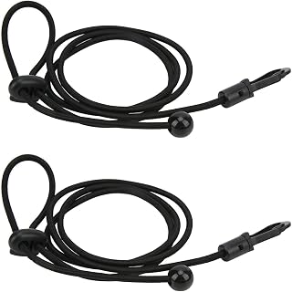 Weikeya Fishing Rod Tether Holder, Tightly Connected Kayak Paddle Leash 2pcs/set Stretchable Rubber for Fishing