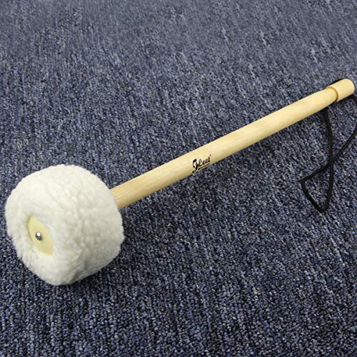 Ikn 1Pcs Gong Mallet Small Head 5545-Wood Core,Wool #TOP1