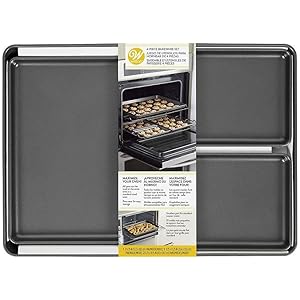 Replacement For Compatible With Wilton 4-Piece Cookie Sheet Oven Maximizer Baking Set, 2105-0-0514
