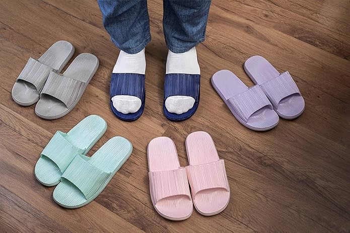 Image of DRUNKEN Slippers For Men Flip Flops Chappals Slides Stylish Sleeper Man Sliders Footwear Bathroom Daily Use Chapal Hawai